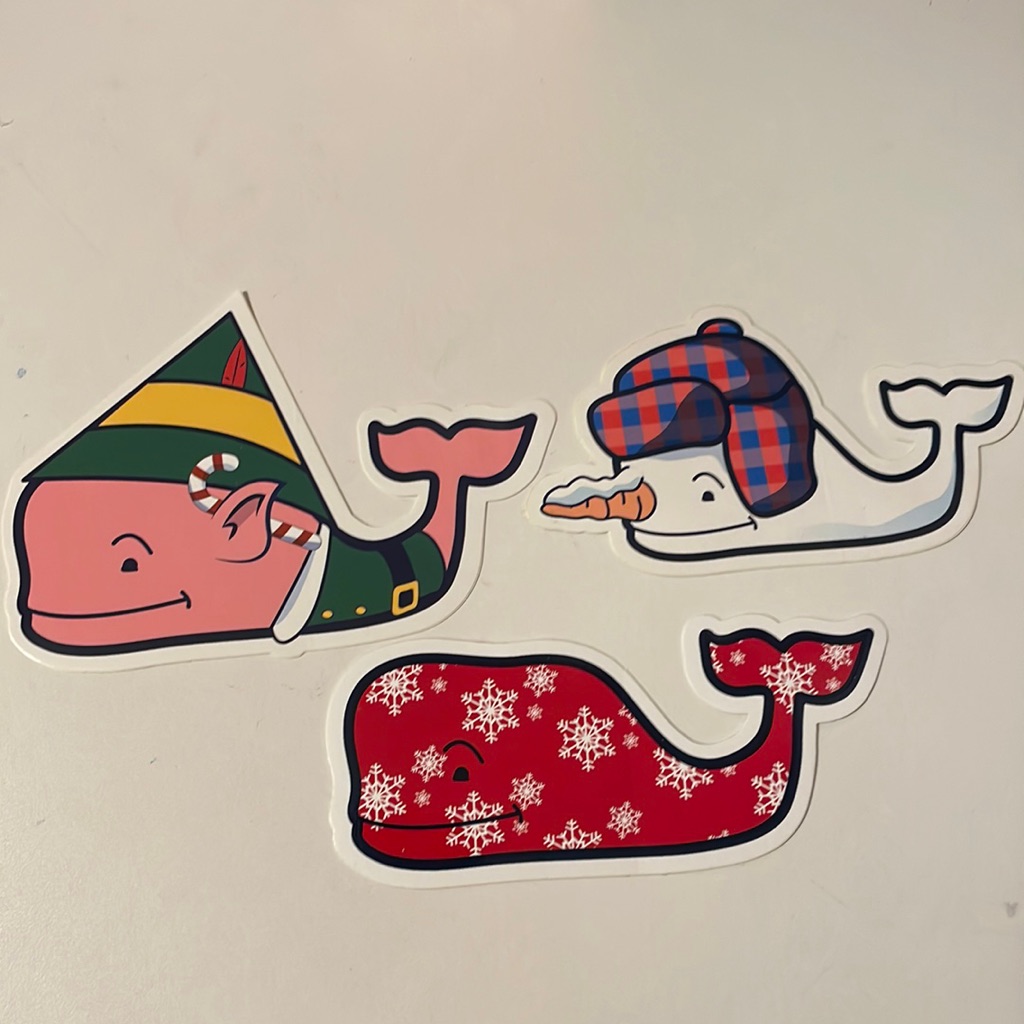 Rare Vineyard Vines Winter Sticker Set